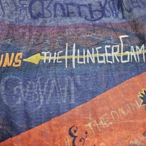 FAIRY LOOT Scarf Book Design *a fun gift for the avid reader* Wrap Shawl - Picture 11 of 14